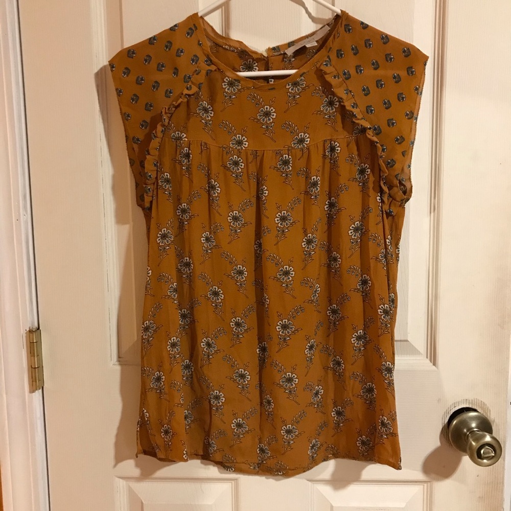 patterned blouse
